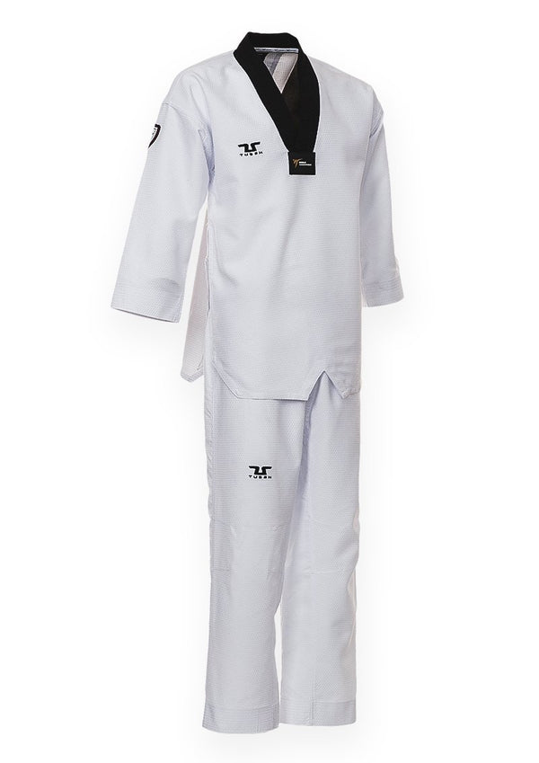Sparring Premium Uniform WT Black V Neck