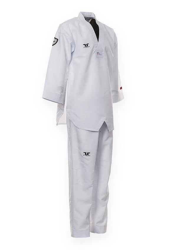 Sparring Premium Uniform WT Black V Neck