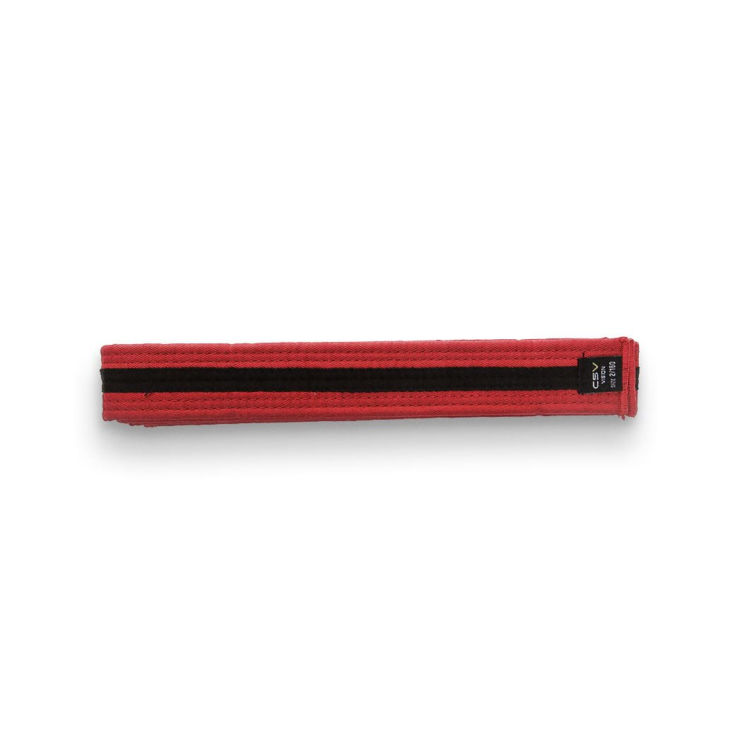 Striped Red Belt