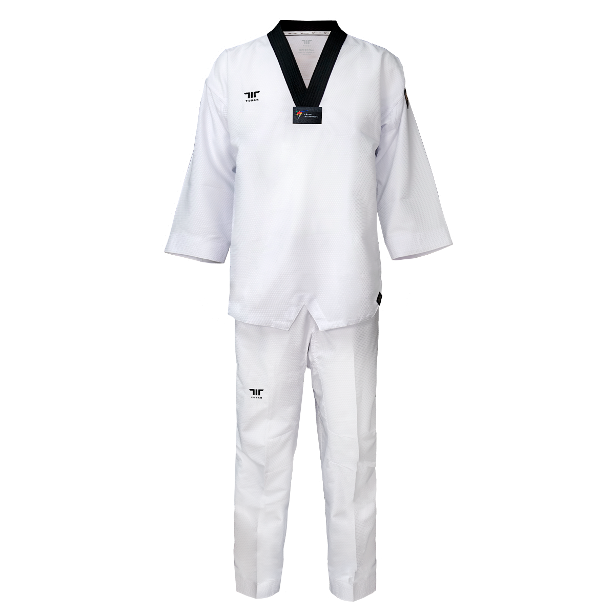 Sparring Premium Uniform WT Black V Neck