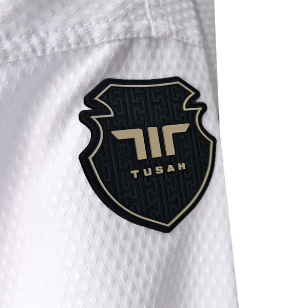 Sparring Premium Uniform WT Black V Neck