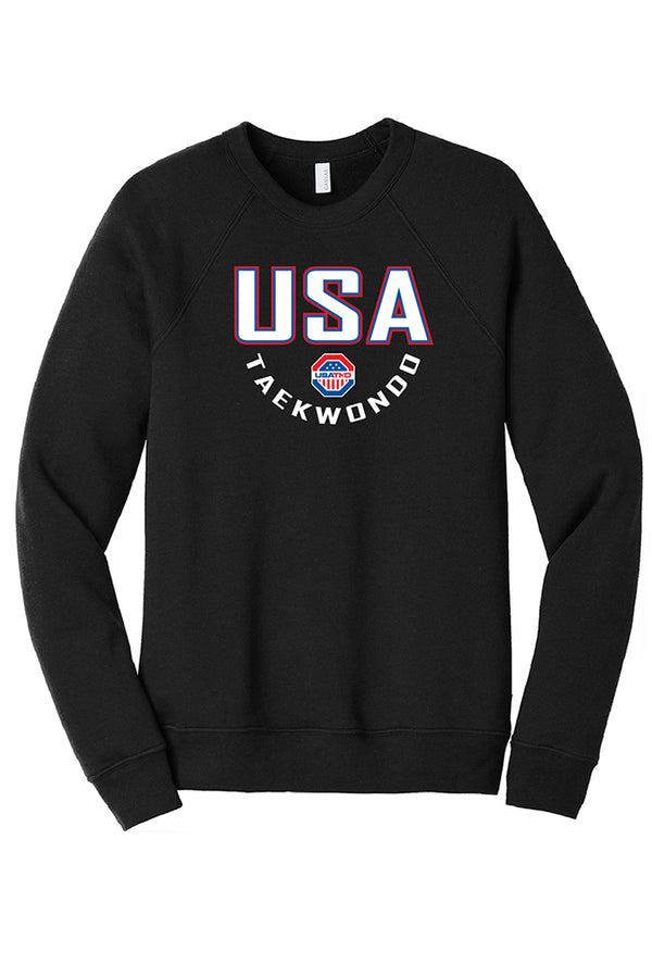 USATKD Full Print #2 Fleece Raglan Sweatshirt